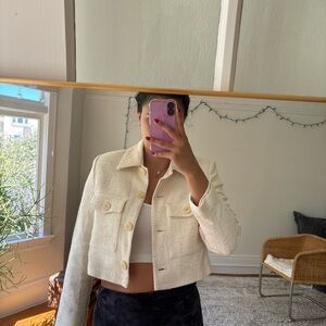 Mango Women's Cream Jacket